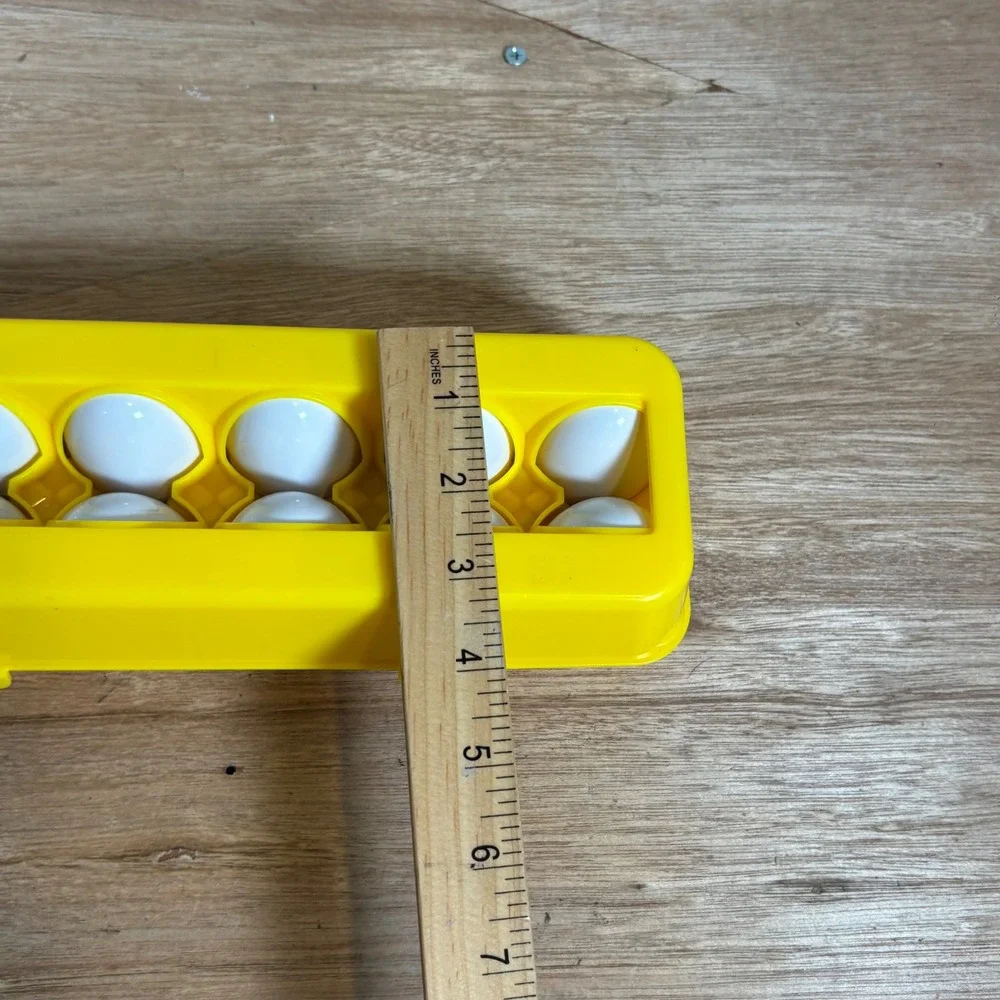 Hauck USA Inc Matching Eggs Educational Shape Sorter Toy 12pc Yellow Carton
